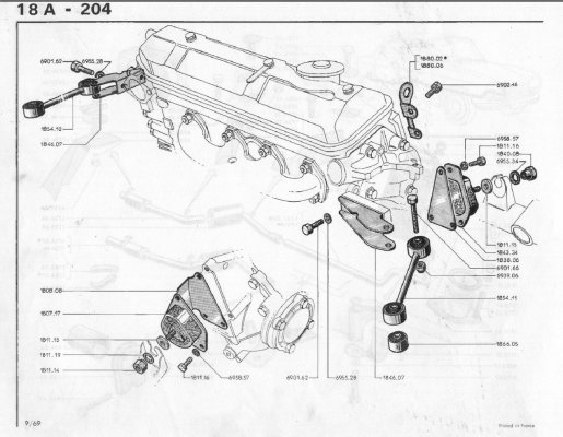18A support moteur